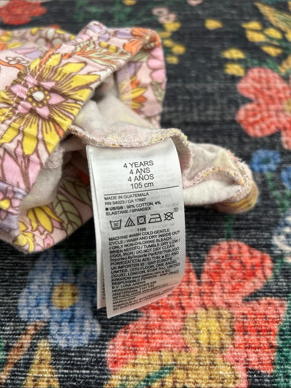 Gap Floral Bunny Leggings, 4T